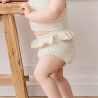 Celine Bloomer - Whisper White Little Love Childrens Bloomer from Jamie Kay Australia