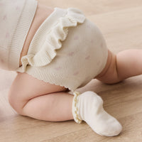 Celine Bloomer - Whisper White Little Love Childrens Bloomer from Jamie Kay Australia