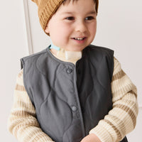 Ethan Hat - Autumn Bronze Childrens Beanie from Jamie Kay Australia