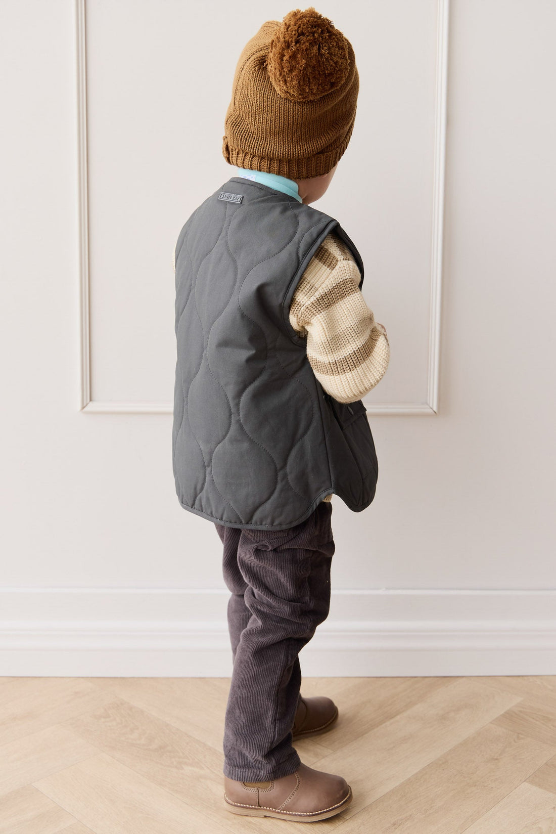 Ethan Hat - Autumn Bronze Childrens Beanie from Jamie Kay Australia