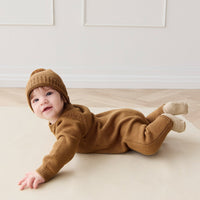 Theo Onepiece - Cosy Bobbie Autumn Bronze Childrens Onepiece from Jamie Kay Australia