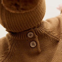 Theo Onepiece - Cosy Bobbie Autumn Bronze Childrens Onepiece from Jamie Kay Australia