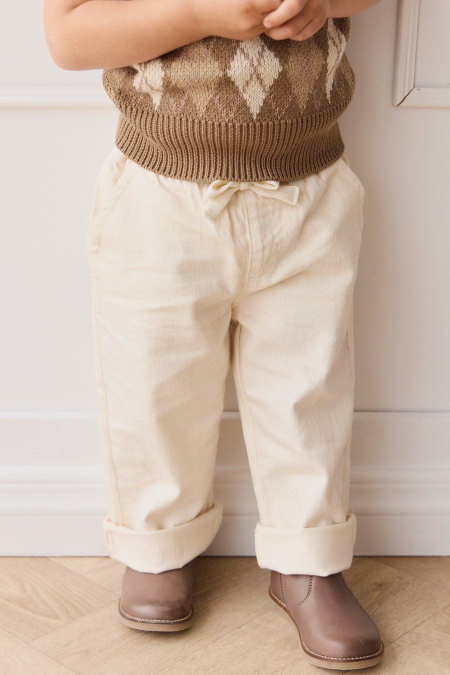 Romeo Twill Pant - Cassava Childrens Pant from Jamie Kay Australia