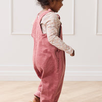 Organic Cotton Long Sleeve Top - Chloe Mauve Childrens Dress from Jamie Kay Australia