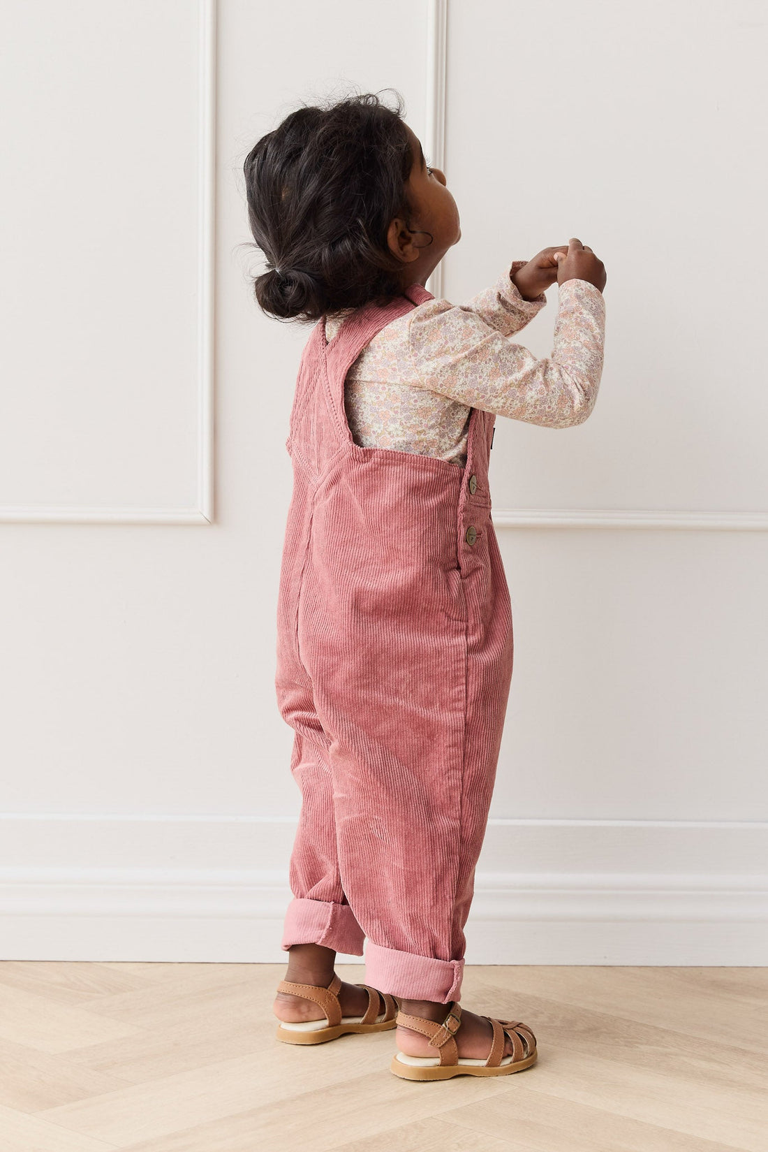 Organic Cotton Long Sleeve Top - Chloe Mauve Childrens Dress from Jamie Kay Australia