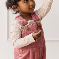 Organic Cotton Long Sleeve Top - Chloe Mauve Childrens Dress from Jamie Kay Australia