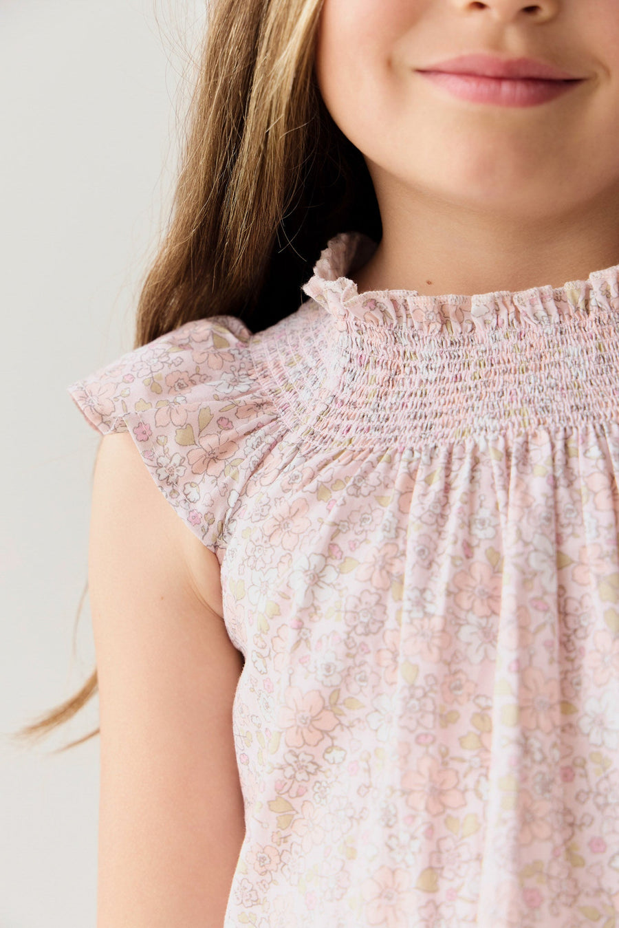 Organic Cotton Tamara Top - Chloe Mauve Childrens Top from Jamie Kay Australia