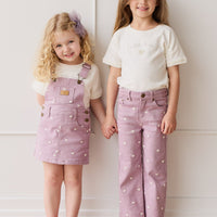 Overall Dress - Petite Heart Melody Childrens Overall from Jamie Kay Australia