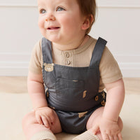 Organic Cotton Robin Playsuit - Bobbie Bears Shadow Childrens Playsuit from Jamie Kay Australia