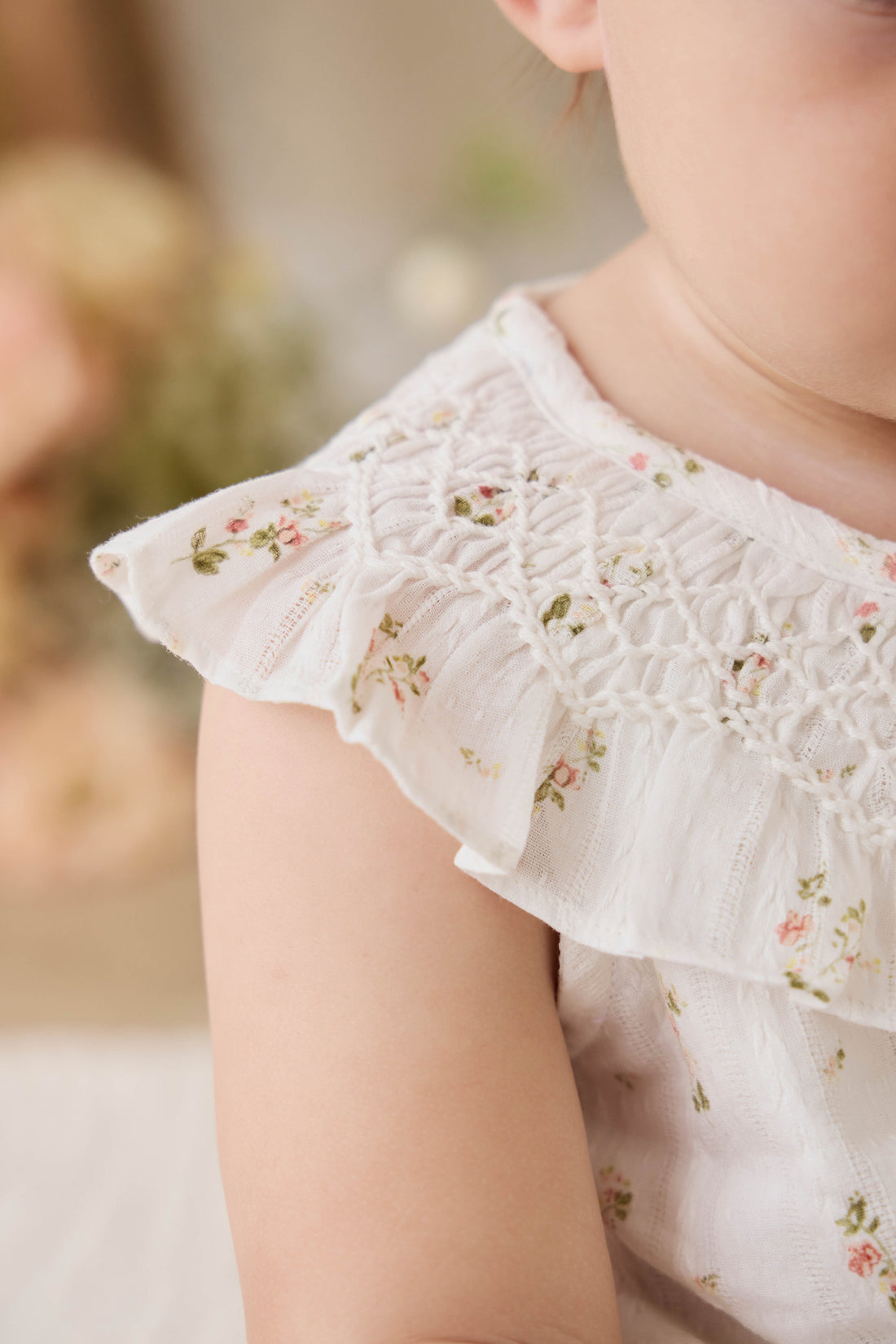 Organic Cotton Saylor Top - Josepha Egret Childrens Top from Jamie Kay Australia