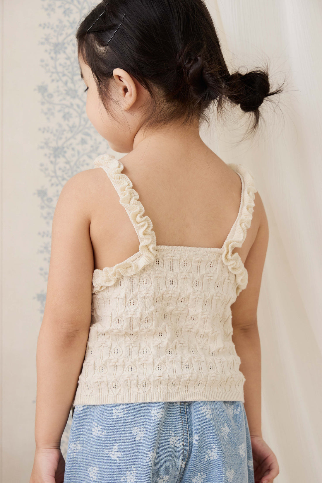 Sammy Knitted Top - Vanilla Childrens Top from Jamie Kay Australia
