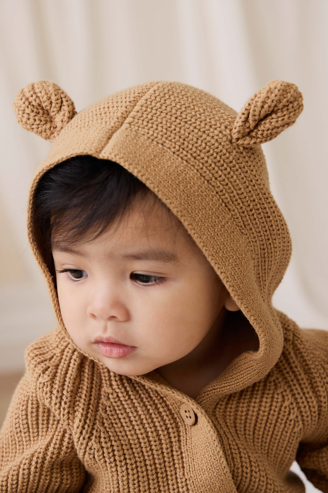 Bear Onepiece - Tawny Brown Childrens Onepiece from Jamie Kay Australia