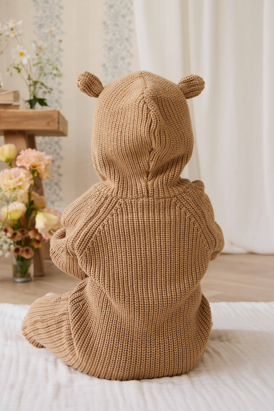 Bear Onepiece - Tawny Brown Childrens Onepiece from Jamie Kay Australia