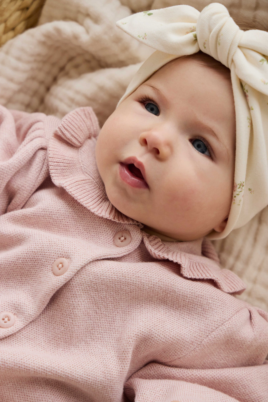 Bonnie Knitted Cardigan - Peachy Keen Marle Childrens Cardigan from Jamie Kay Australia