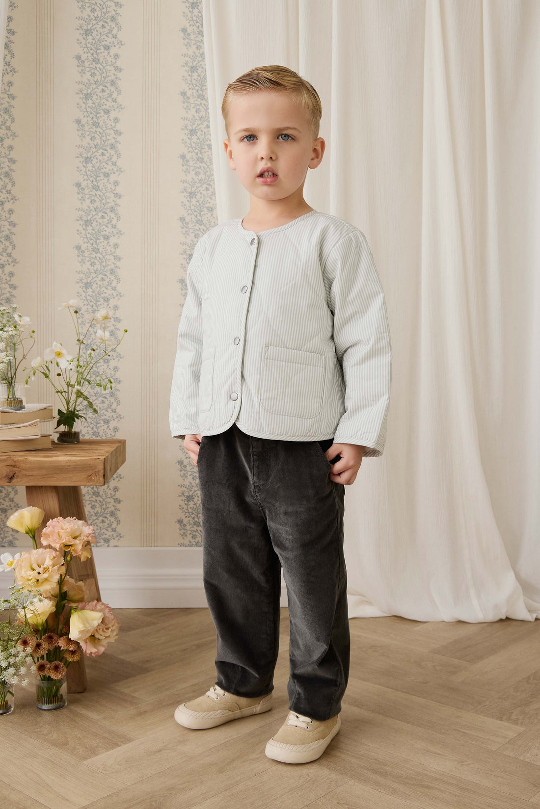 Franklin Pant - Basalt Childrens Pant from Jamie Kay Australia