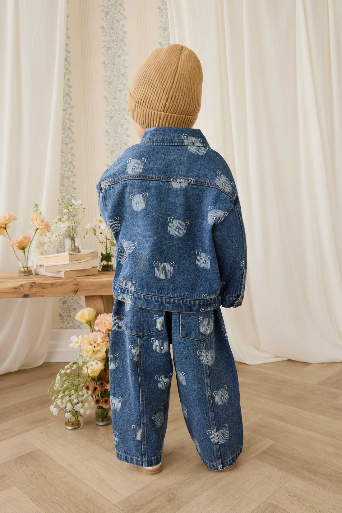 Nicolai Jacket - Teddy Face Denim Childrens Jacket from Jamie Kay Australia