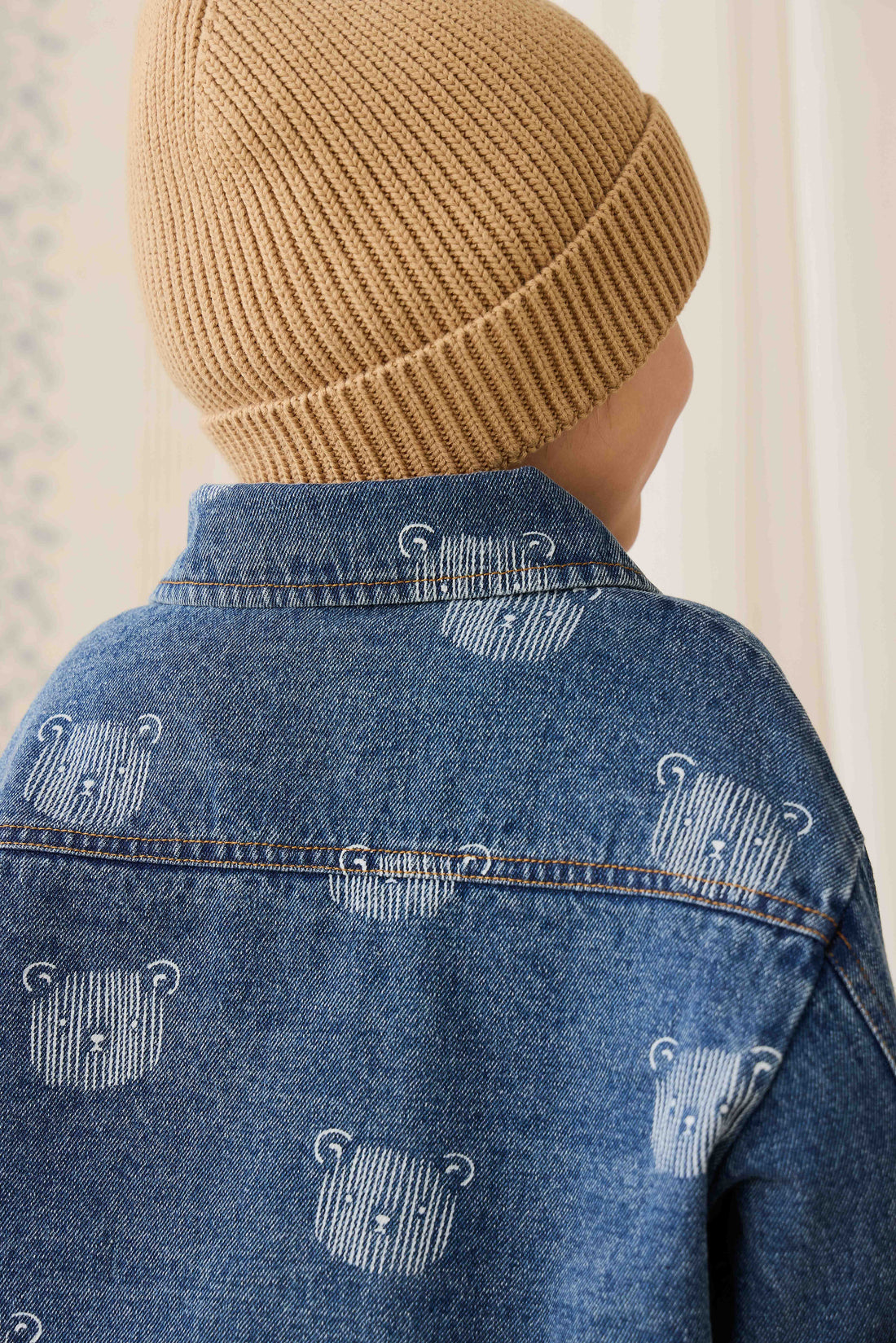 Nicolai Jacket - Teddy Face Denim Childrens Jacket from Jamie Kay Australia