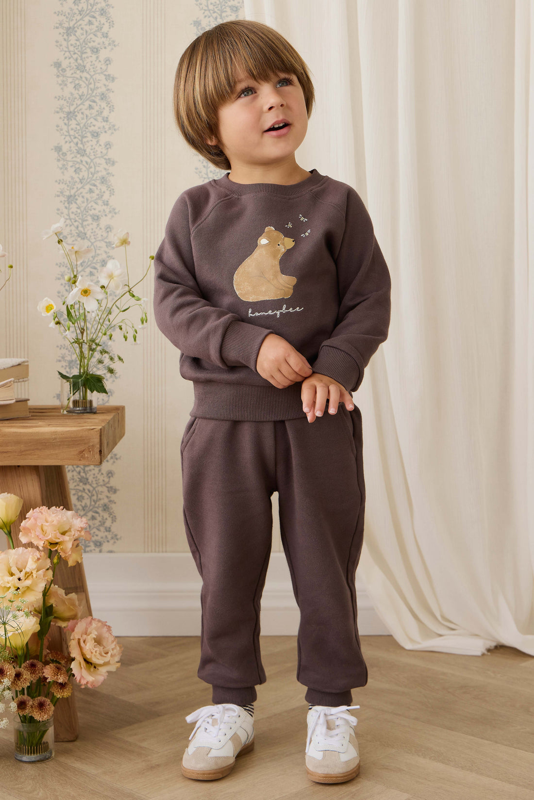 Organic Cotton Nash Track Pant - Raku Childrens Pant from Jamie Kay Australia