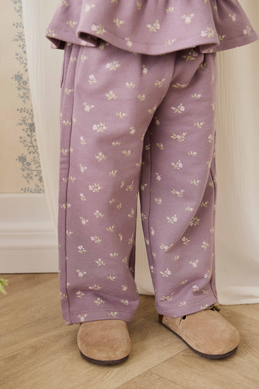 Organic Cotton Emiko Pant - Isla Plum Childrens Pant from Jamie Kay Australia