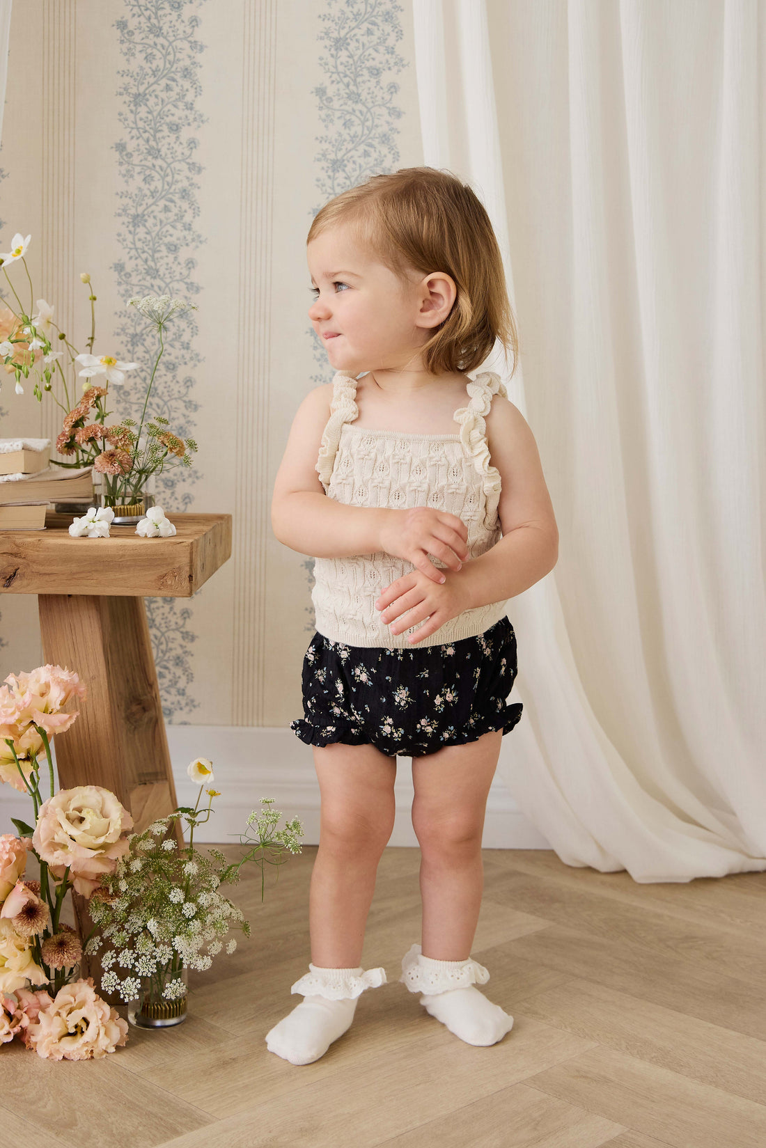 Sammy Knitted Top - Vanilla Childrens Top from Jamie Kay Australia