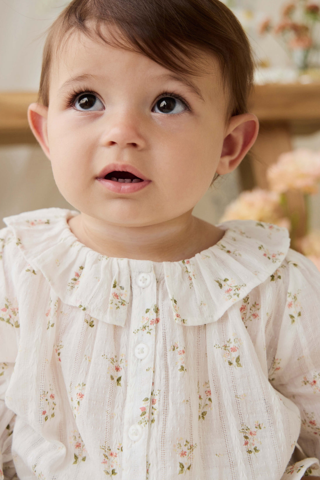 Organic Cotton Brynlee Top - Josepha Egret Childrens Top from Jamie Kay Australia
