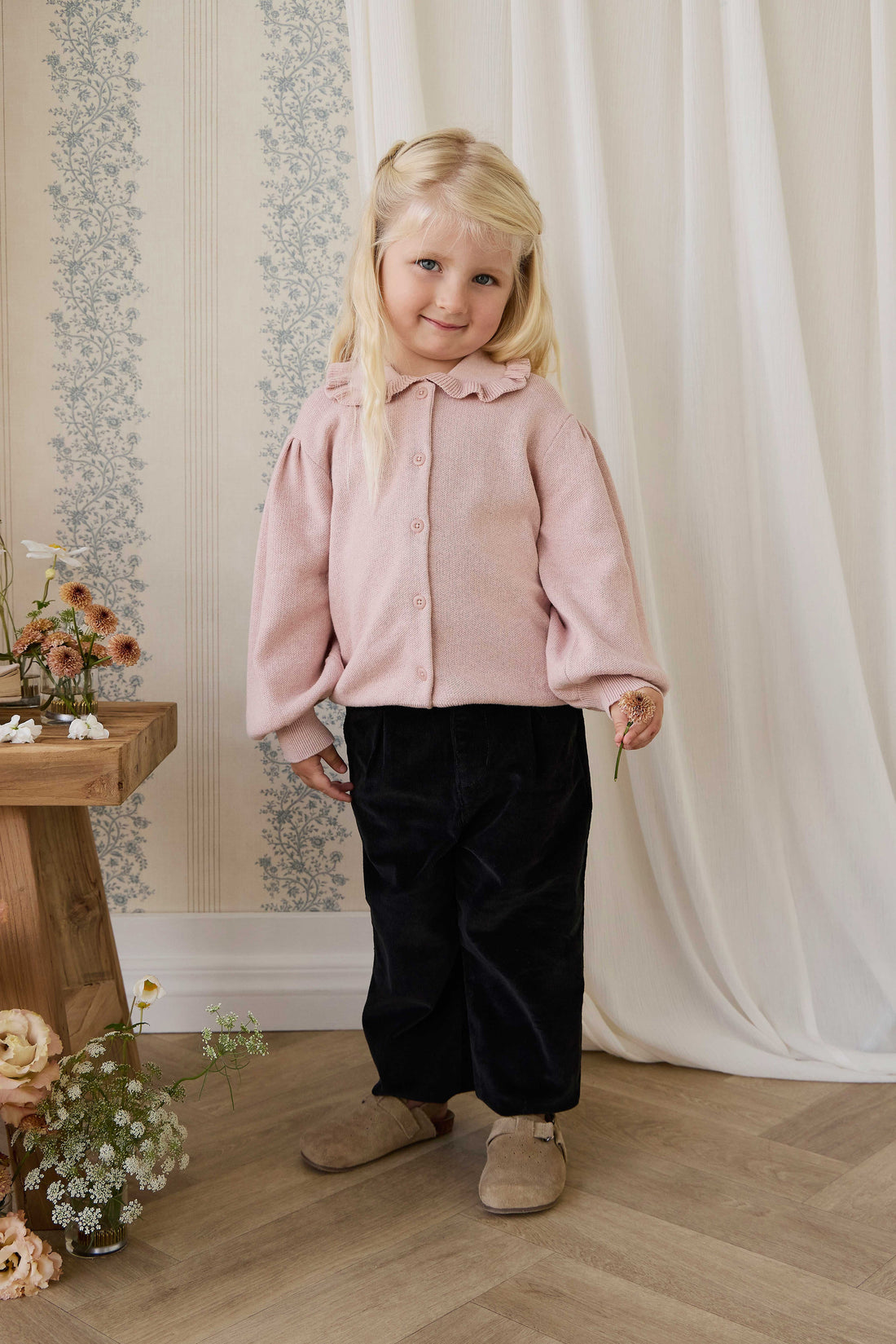 Bonnie Knitted Cardigan - Peachy Keen Marle Childrens Cardigan from Jamie Kay Australia