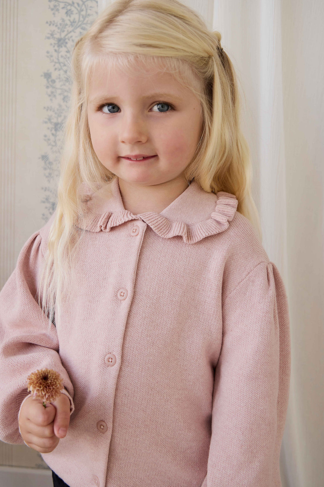 Bonnie Knitted Cardigan - Peachy Keen Marle Childrens Cardigan from Jamie Kay Australia
