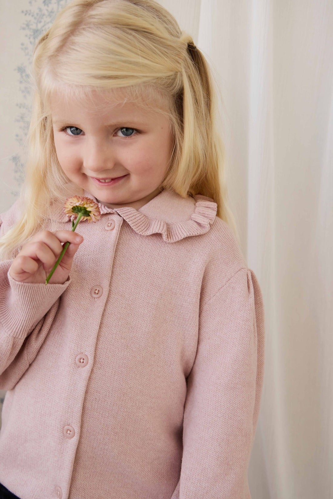 Bonnie Knitted Cardigan - Peachy Keen Marle Childrens Cardigan from Jamie Kay Australia
