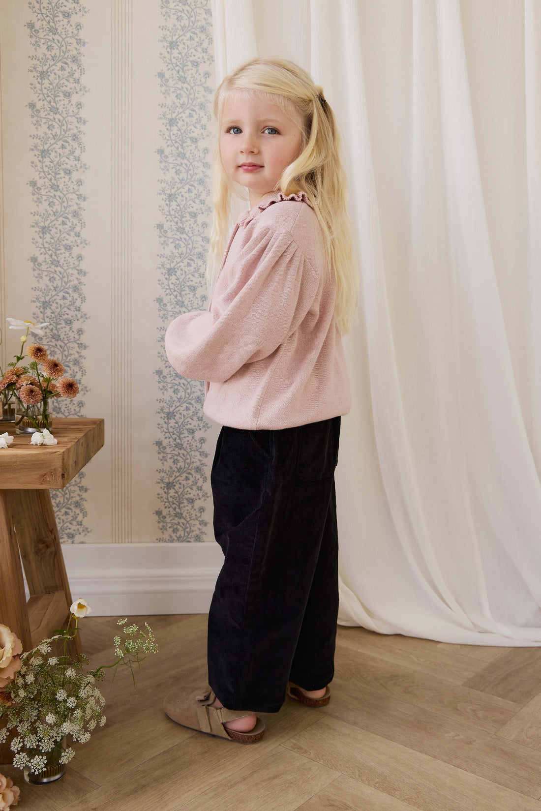 Adelaide Pant - Black Sesame Childrens Pant from Jamie Kay Australia