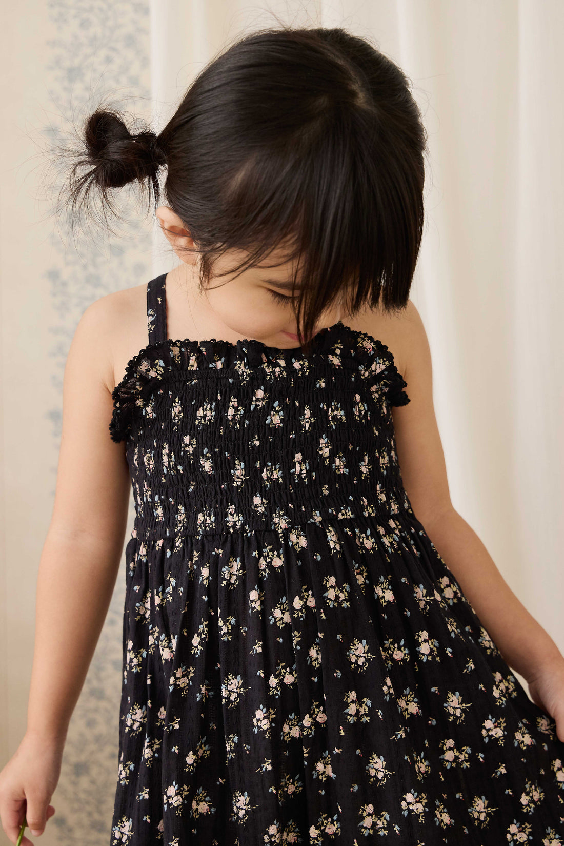 Organic Cotton Gianna Jumpsuit - Cassie Caviar Childrens Jumpsuit from Jamie Kay Australia
