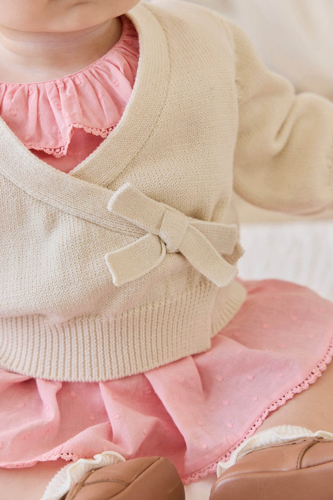 Micheala Cardigan-Sparkle Childrens Cardigan from Jamie Kay Australia