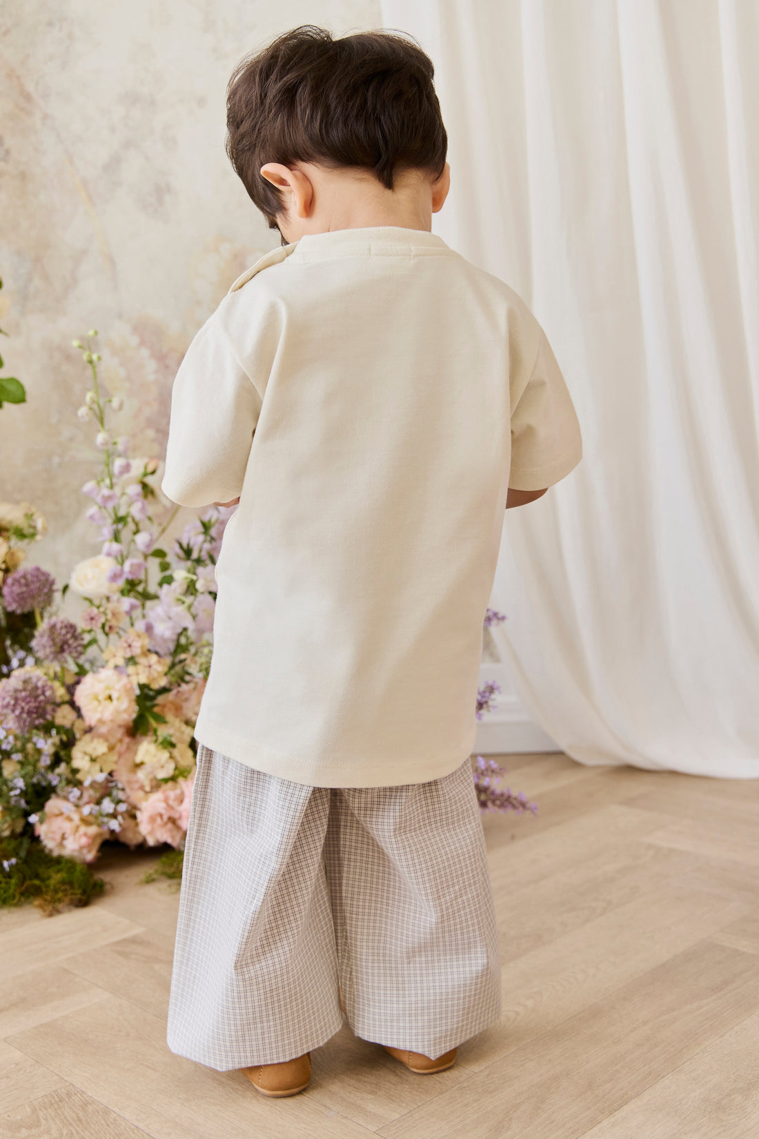 Organic Cotton Bjorn Tee - Snuggle Buddy Cloud Childrens Top from Jamie Kay Australia