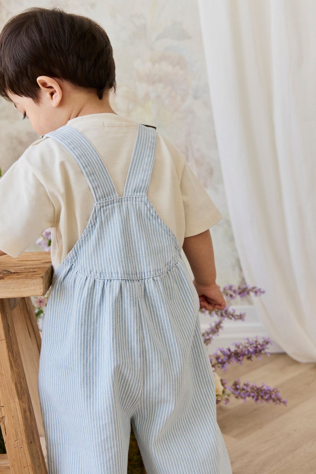 Cecil Overall - Sunday Stripe Childrens Overall from Jamie Kay Australia