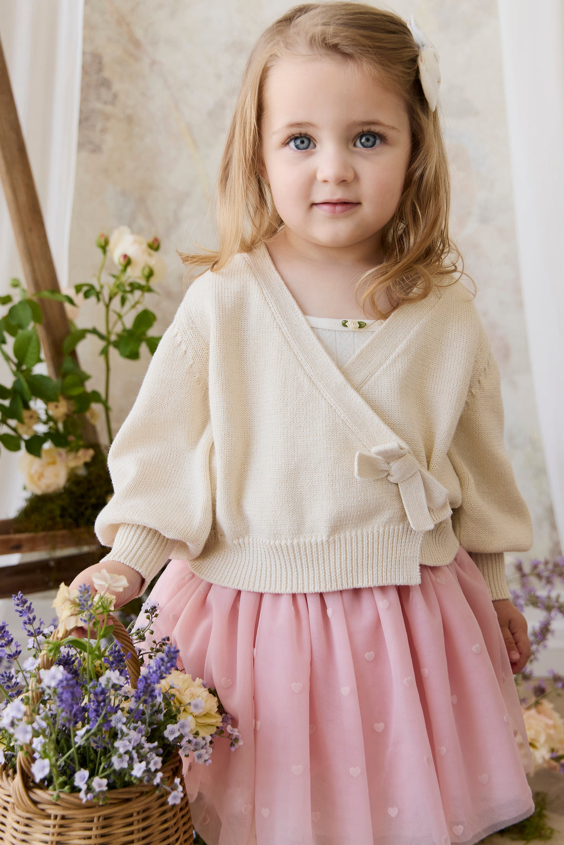 Micheala Cardigan-Sparkle Childrens Cardigan from Jamie Kay Australia