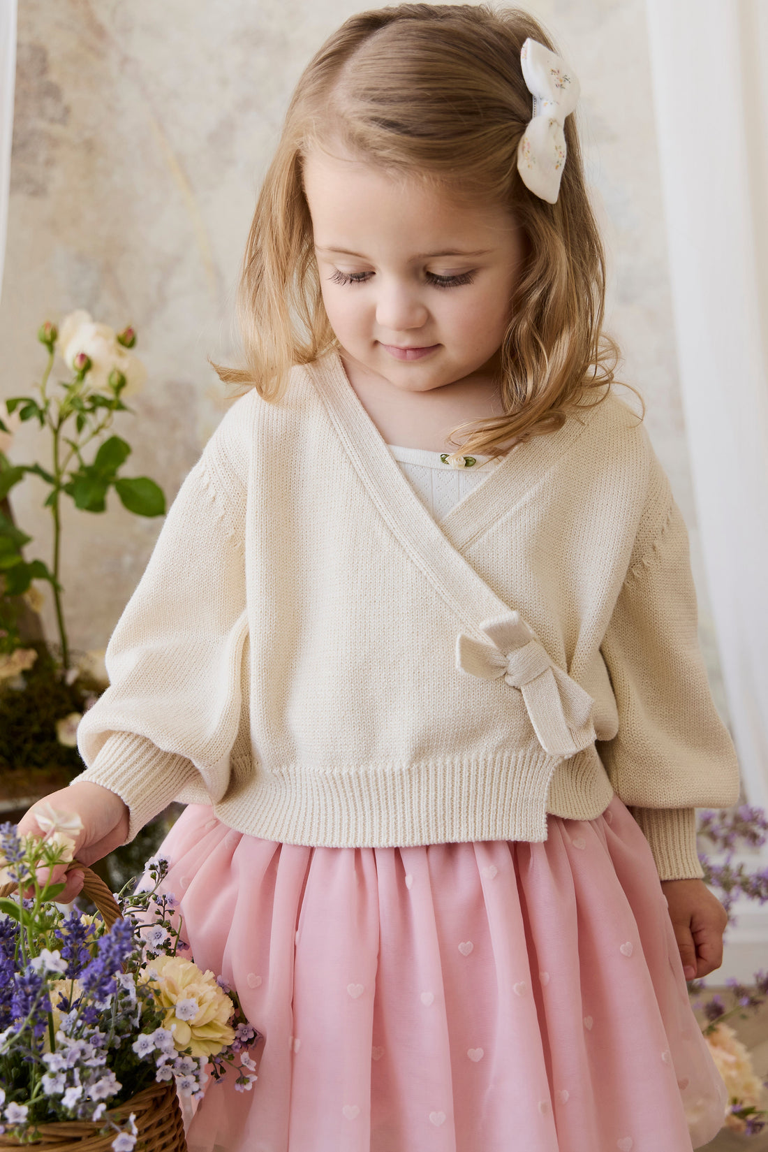 Micheala Cardigan-Sparkle Childrens Cardigan from Jamie Kay Australia
