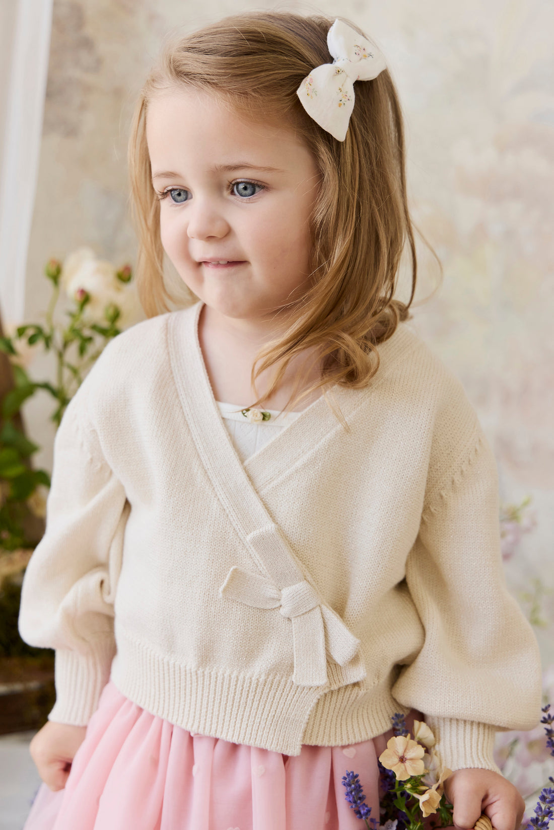 Micheala Cardigan-Sparkle Childrens Cardigan from Jamie Kay Australia