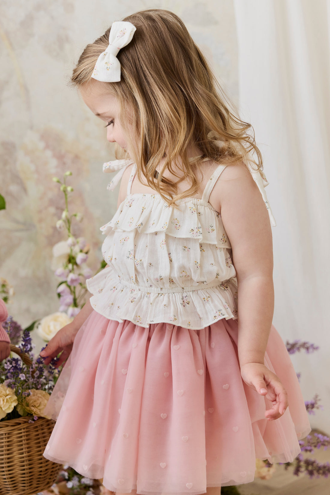 Organic Cotton Muslin Harriet Top - Ayla Whisper Childrens Top from Jamie Kay Australia
