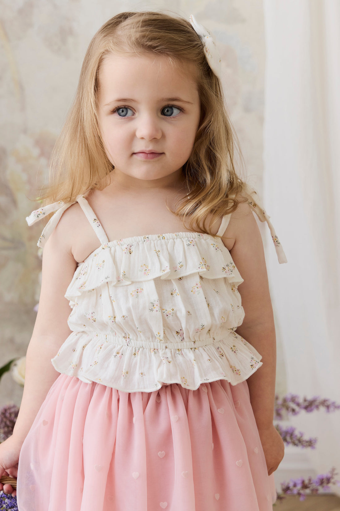 Organic Cotton Muslin Harriet Top - Ayla Whisper Childrens Top from Jamie Kay Australia