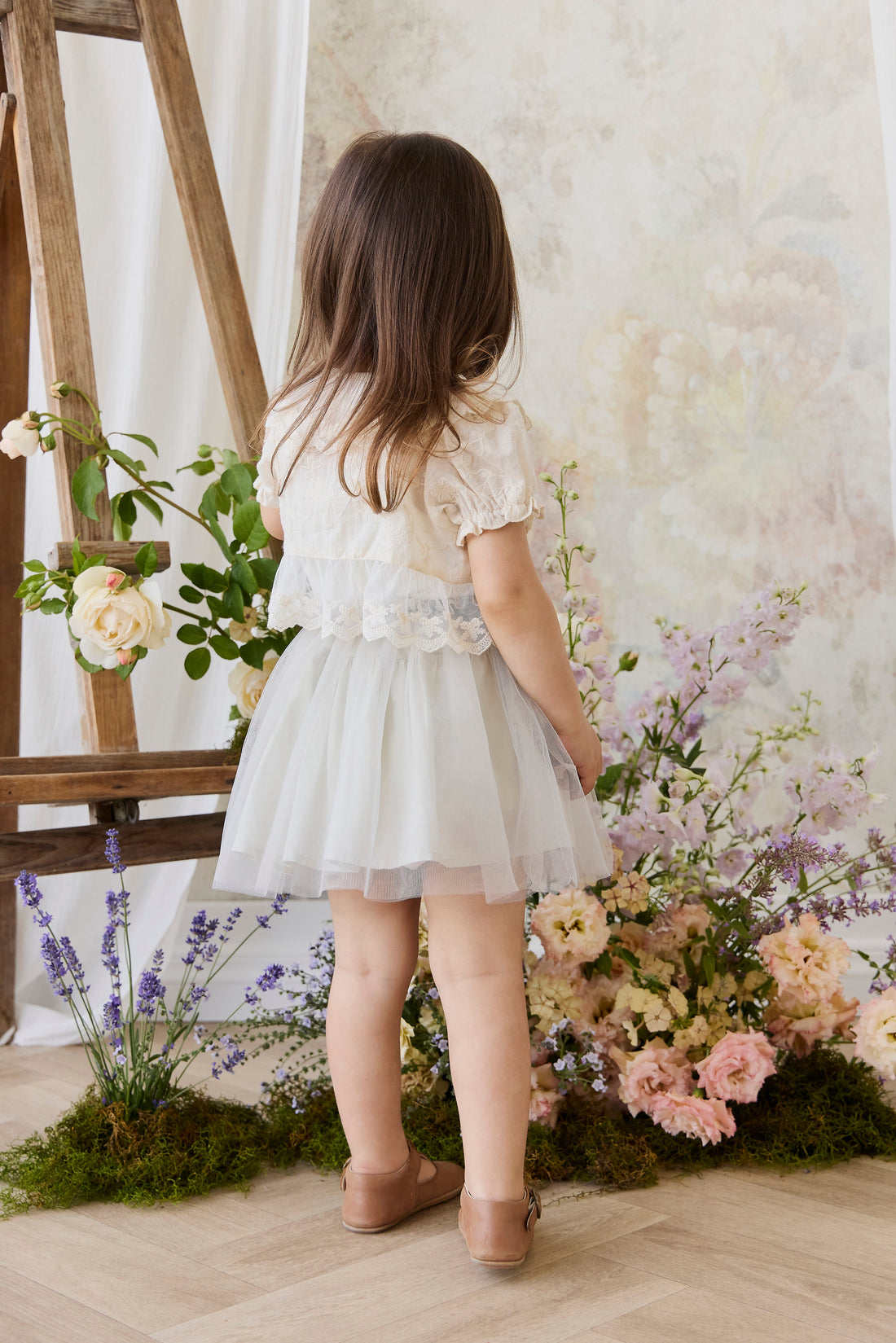 Marceline Top - Natural Childrens Top from Jamie Kay Australia