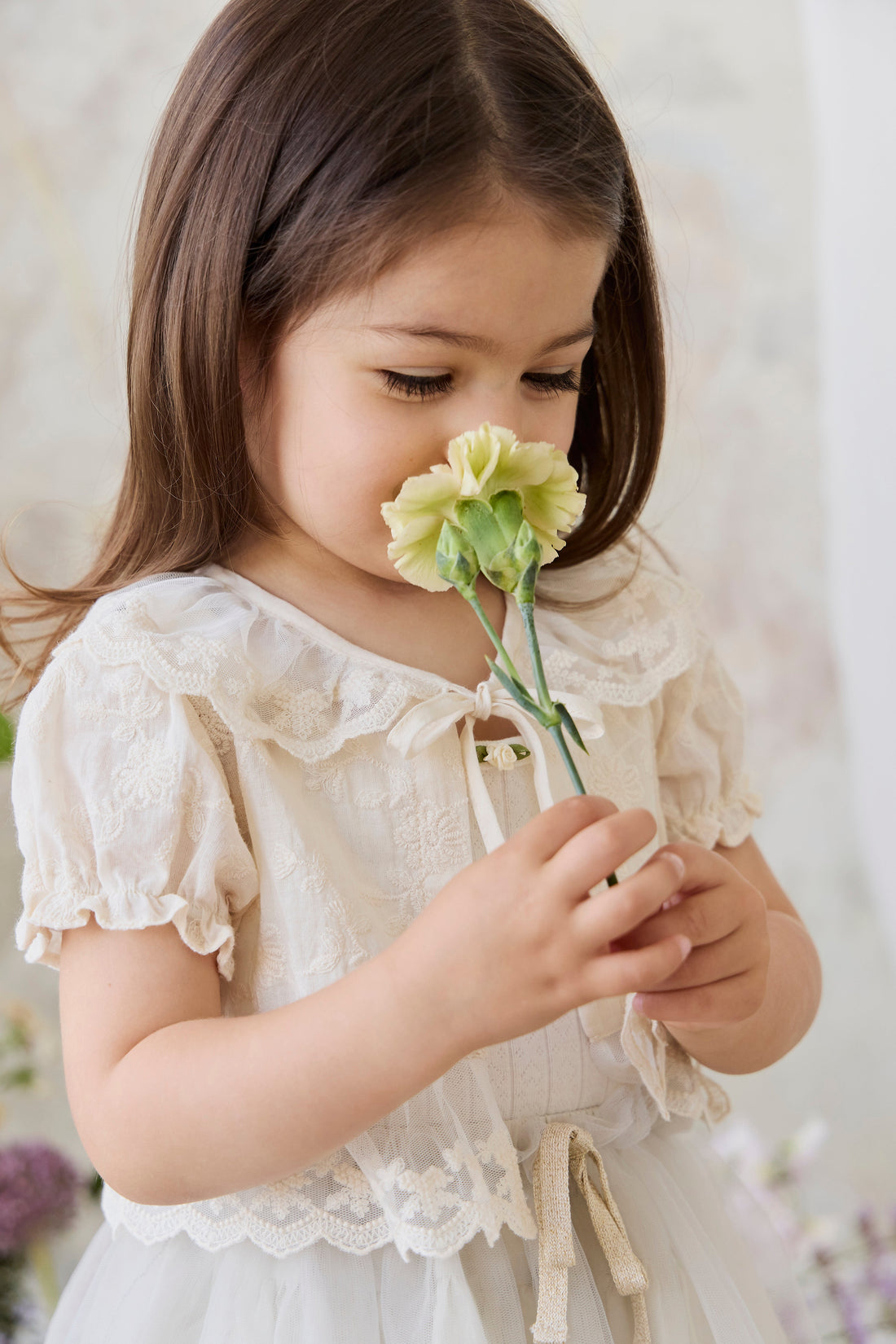 Marceline Top - Natural Childrens Top from Jamie Kay Australia