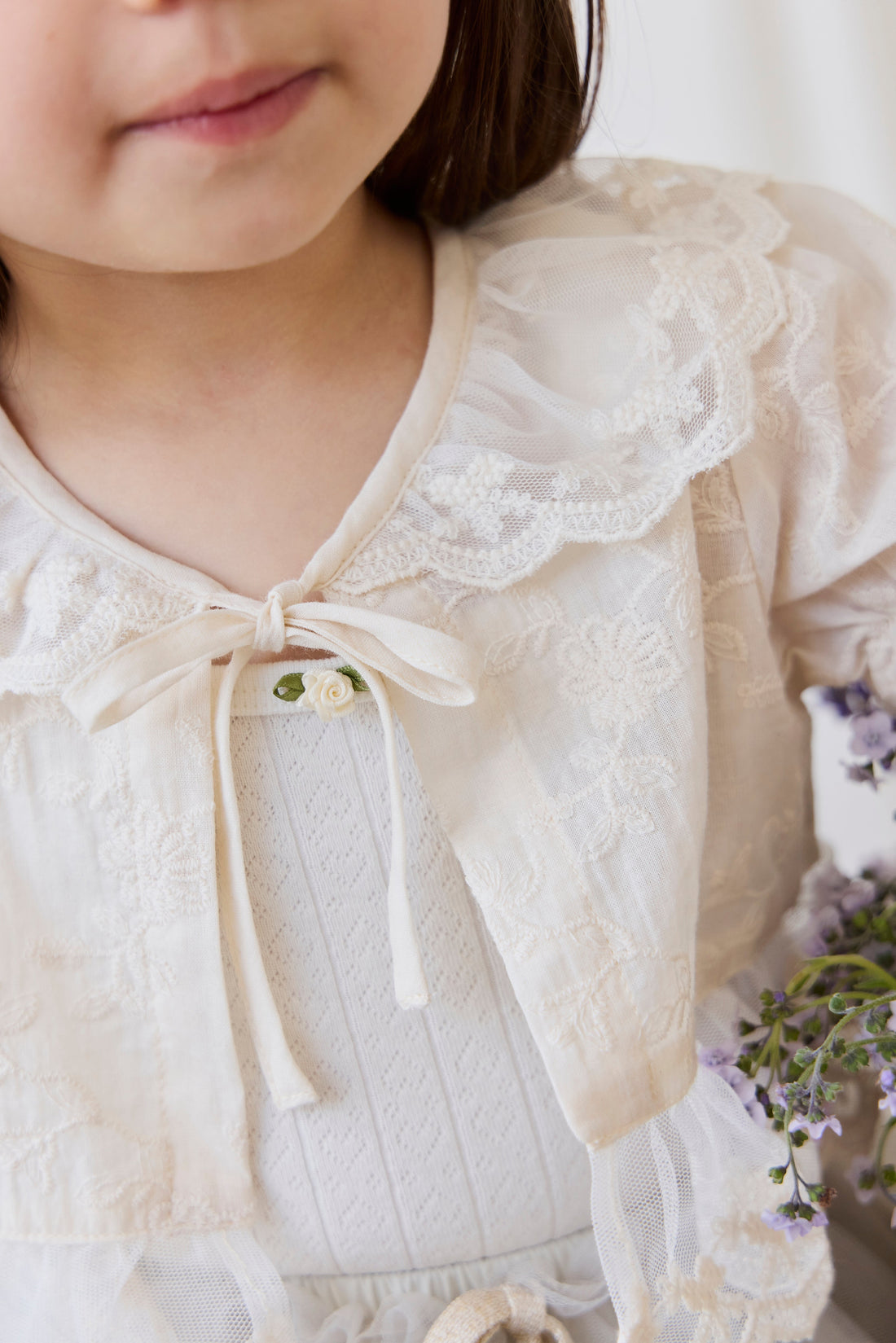 Marceline Top - Natural Childrens Top from Jamie Kay Australia