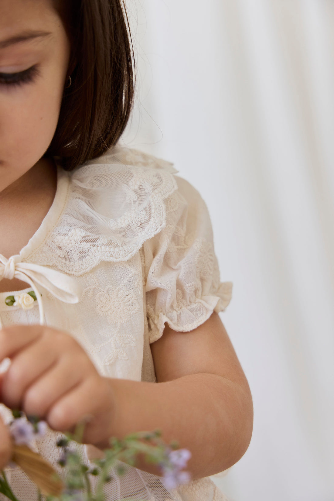 Marceline Top - Natural Childrens Top from Jamie Kay Australia