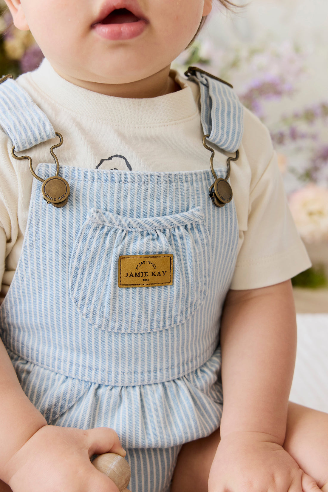 Denver Playsuit - Sunday Stripe Childrens Playsuit from Jamie Kay Australia