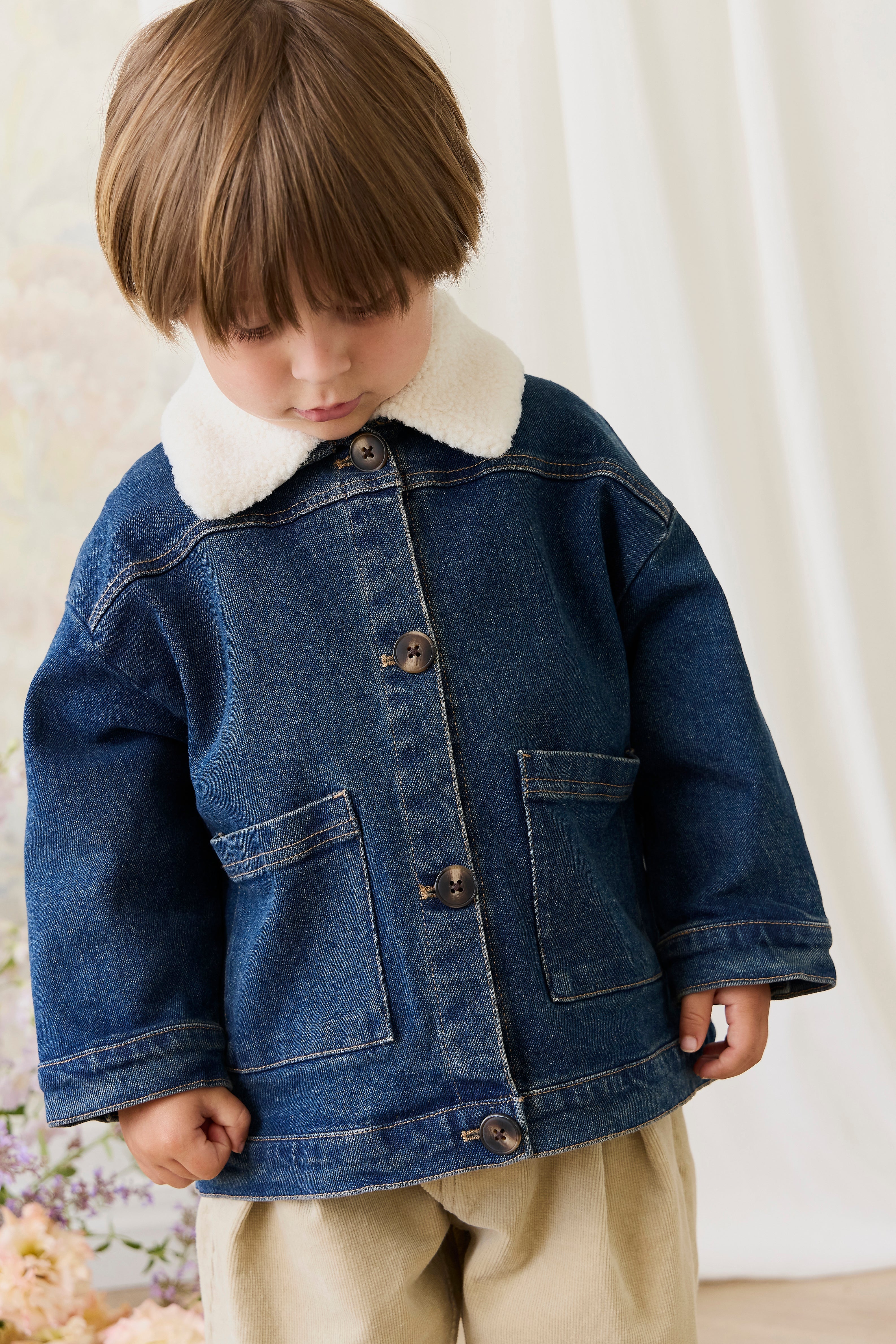 Dallas Denim Jacket - Classic Denim – Jamie Kay AU