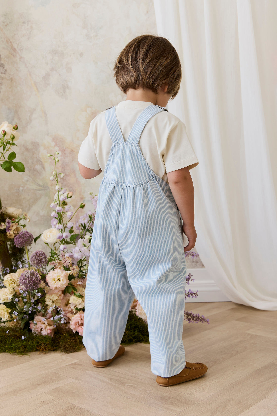 Cecil Overall - Sunday Stripe Childrens Overall from Jamie Kay Australia