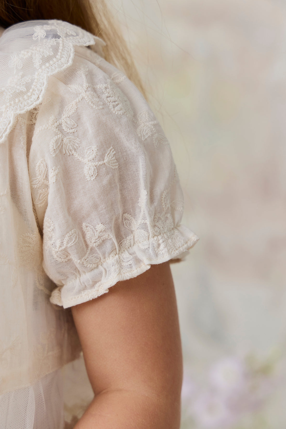 Marceline Top - Natural Childrens Top from Jamie Kay Australia