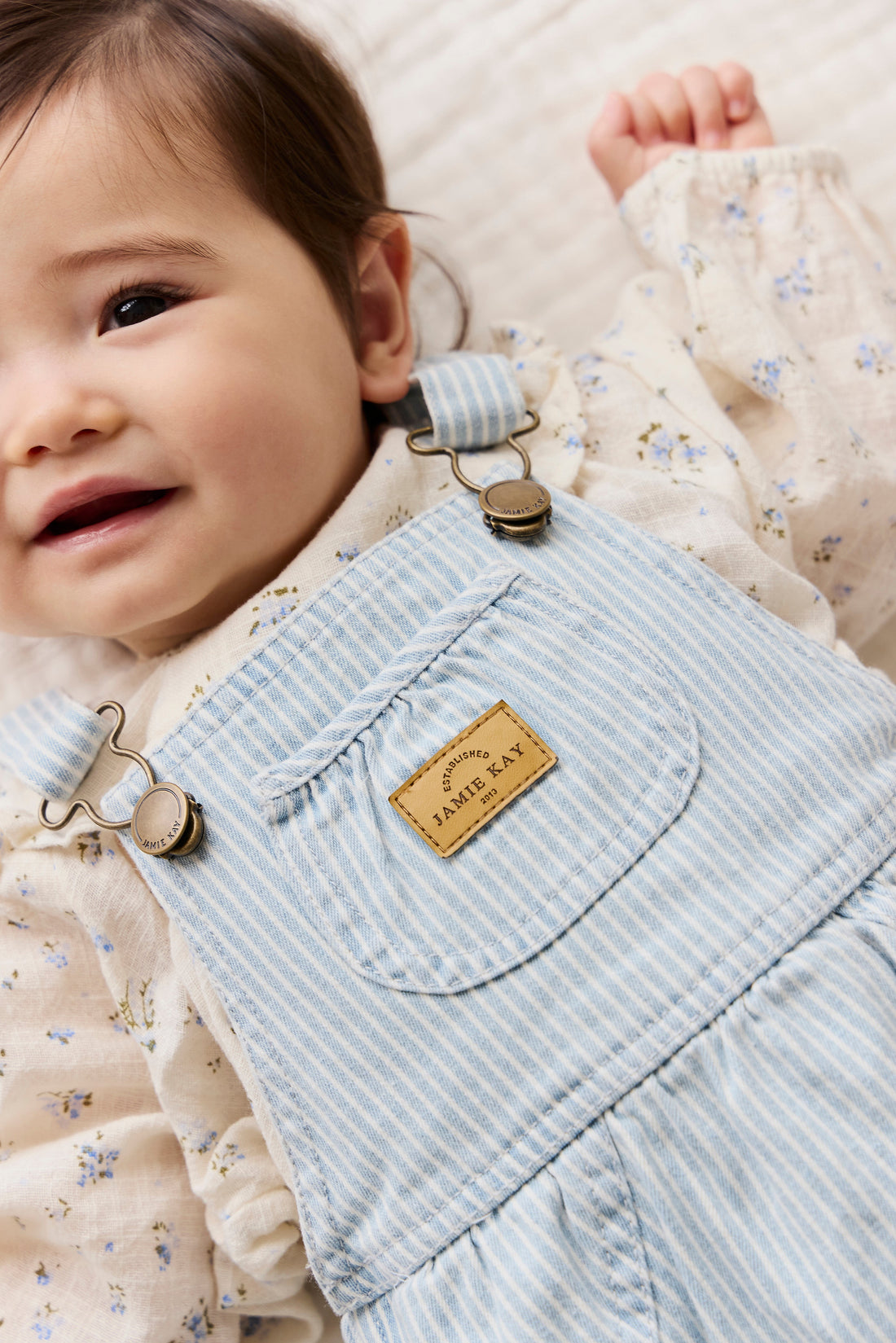 Denver Playsuit - Sunday Stripe Childrens Playsuit from Jamie Kay Australia