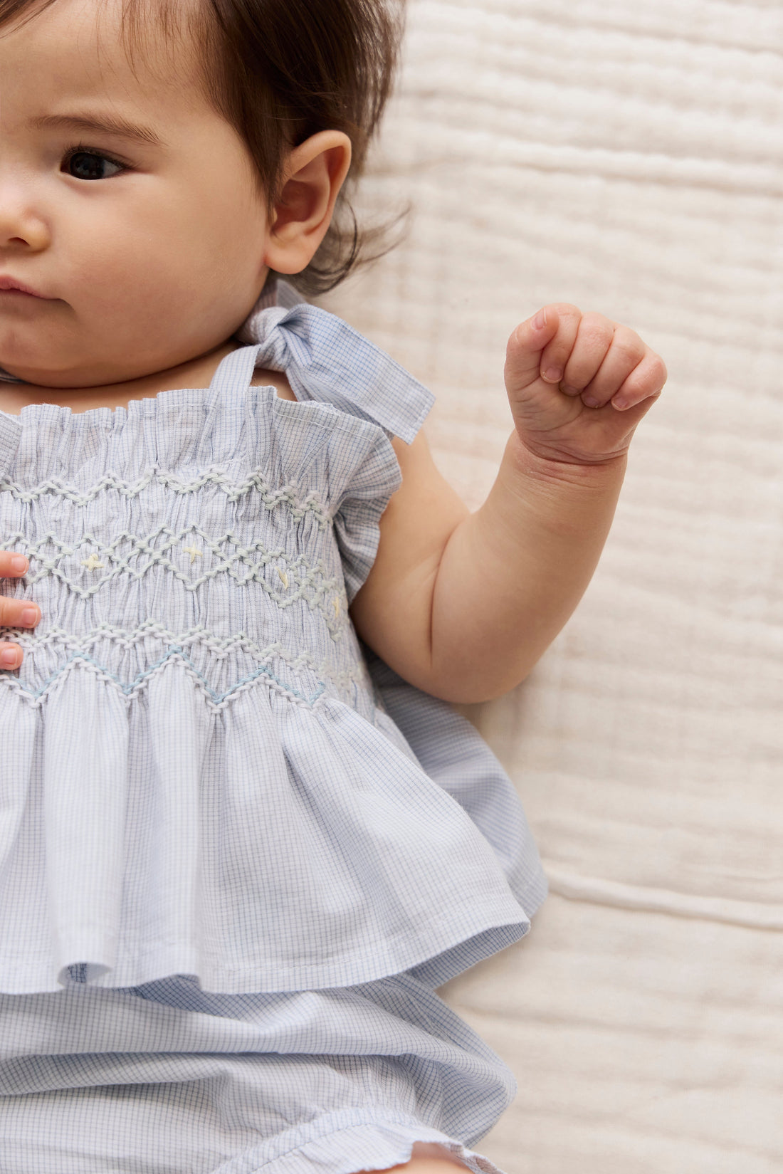 Organic Cotton Desiree Top - Petite Check Childrens Top from Jamie Kay Australia