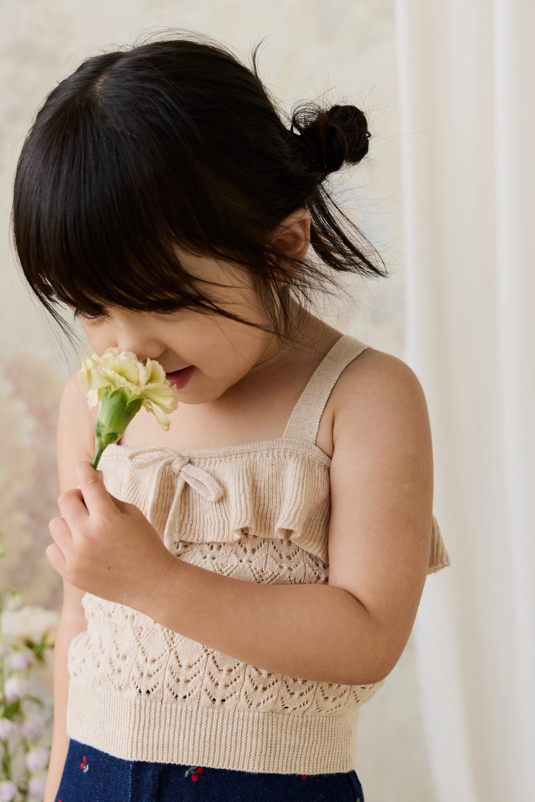 Melanie Top - Light Oatmeal Marle Childrens Top from Jamie Kay Australia