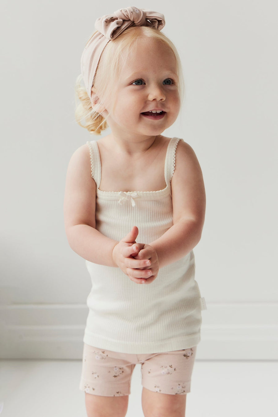 Organic Cotton Headband - Goldie Bouquet Rose Childrens Headband from Jamie Kay Australia